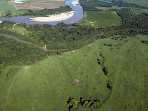 View of the site