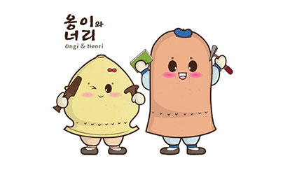 옹관 캐릭터 개발(옹이와 너리)