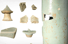 Excavated pottery batch image