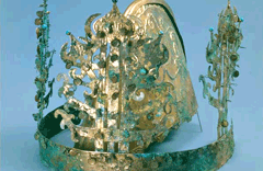 Gilt-bronze Crown excavated in 1917 image