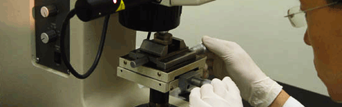 5. Measurement of the hardness of each section using a Micro-Vickers Hardness Tester image