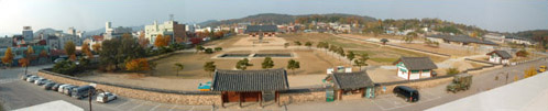 부여정림사지전경(남-북)