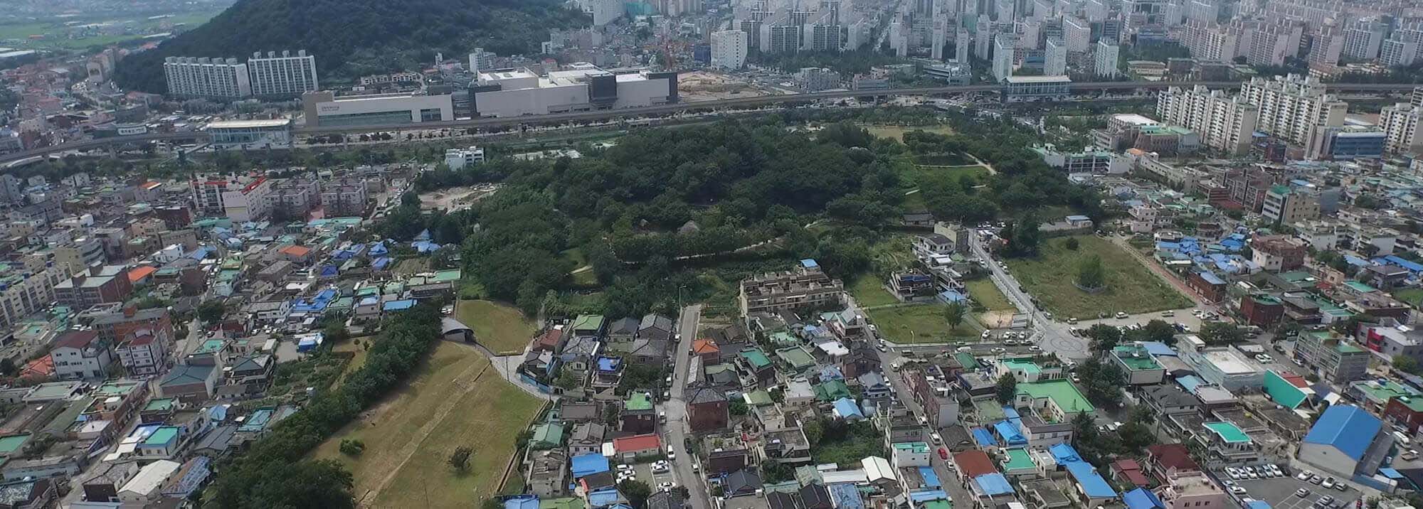 김해 봉황동유적 전경