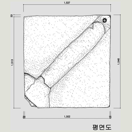 귀옥개석 CAD도면