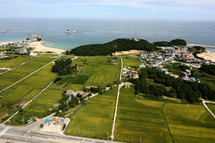 고성문암리 전경