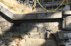 View of eastern city wall construction at Sungnyemun Gate, Seoul image