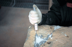 Epoxy resin syringe image