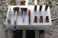 Stone processing tools image