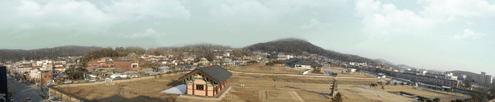 Panoramic view of Buyeo Jeongnimsa Temple Area (West-East) image